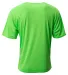 NB3142 A4 Youth Cooling Performance Crew in Safety green back view
