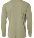 NB3165 A4 Youth Cooling Performance Long Sleeve Cr in Olive back view
