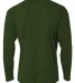 NB3165 A4 Youth Cooling Performance Long Sleeve Cr in Military green back view