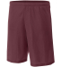 NB5184 A4 6 Inch Youth Lined Micromesh Shorts CARDINAL front view