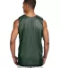 NF1270 A4 Adult Reversible Mesh Tank in Hunter/ white back view