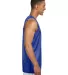 NF1270 A4 Adult Reversible Mesh Tank in Royal/ white side view