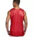 NF1270 A4 Adult Reversible Mesh Tank in Scarlet/ white back view