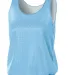 NW1000 A4 Reversible Mesh Tank in Lt blue/ white front view