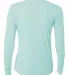 NW3002 A4 Women's Long Sleeve Cooling Performance  in Pastel mint back view
