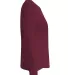 NW3002 A4 Women's Long Sleeve Cooling Performance  in Maroon side view
