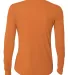 NW3002 A4 Women's Long Sleeve Cooling Performance  in Athletic orange back view
