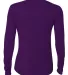 NW3002 A4 Women's Long Sleeve Cooling Performance  in Purple back view
