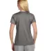 NW3201 A4 Women's Cooling Performance Crew in Graphite back view