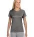 NW3201 A4 Women's Cooling Performance Crew in Graphite front view