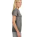 NW3201 A4 Women's Cooling Performance Crew in Graphite side view