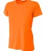 NW3201 A4 Women's Cooling Performance Crew in Safety orange front view