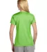 NW3201 A4 Women's Cooling Performance Crew in Lime back view