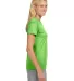 NW3201 A4 Women's Cooling Performance Crew in Lime side view