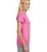 NW3201 A4 Women's Cooling Performance Crew in Pink side view
