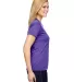 NW3201 A4 Women's Cooling Performance Crew in Purple side view