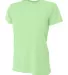 NW3201 A4 Women's Cooling Performance Crew in Light lime front view