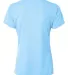 NW3201 A4 Women's Cooling Performance Crew in Sky blue back view