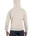 S700 Champion Logo 50/50 Pullover Hoodie in Sand back view