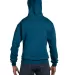 S700 Champion Logo 50/50 Pullover Hoodie in Late night blue back view