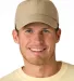 SH101 Adams Sunshield Unconstructed Blended Cap wi in Khaki front view