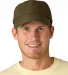 SH101 Adams Sunshield Unconstructed Blended Cap wi in Olive front view