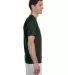 T425 Champion Adult Short-Sleeve T-Shirt T525C in Dark green side view