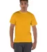 T425 Champion Adult Short-Sleeve T-Shirt T525C in Gold front view