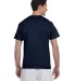 T425 Champion Adult Short-Sleeve T-Shirt T525C in Navy back view