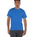 T425 Champion Adult Short-Sleeve T-Shirt T525C in Royal blue front view