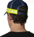 TR102 Adams Trucker Reflector High-Visibility Cons in Navy back view
