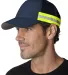 TR102 Adams Trucker Reflector High-Visibility Cons in Navy side view