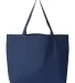 8503 Liberty Bags 12 Ounce Cotton Canvas Tote Bag NAVY back view
