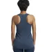 Next Level 6933 The Terry Racerback Tank in Indigo back view