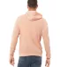 BELLA+CANVAS 3719 Unisex Cotton/Polyester Pullover in Peach back view