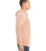 BELLA+CANVAS 3719 Unisex Cotton/Polyester Pullover in Peach side view
