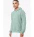 BELLA+CANVAS 3719 Unisex Cotton/Polyester Pullover in Dusty blue side view