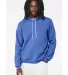 BELLA+CANVAS 3719 Unisex Cotton/Polyester Pullover in Hthr colum blue front view
