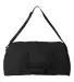 8806 Liberty Bags Large Recycled Polyester Square  BLACK back view