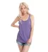 Next Level 6733 Tri-Blend Racerback Tank in Purple rush front view