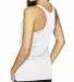 Next Level 6733 Tri-Blend Racerback Tank in Heather white back view