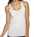Next Level 6733 Tri-Blend Racerback Tank in Heather white front view