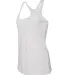 Next Level 6733 Tri-Blend Racerback Tank in Heather white side view