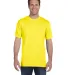 780 Anvil Middleweight Ringspun T-Shirt in Lemon zest front view