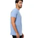 US2229 US Blanks Tri-Blend Jersey Tee in Tri blue side view