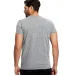 US2229 US Blanks Tri-Blend Jersey Tee in Tri grey back view