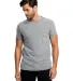 US2229 US Blanks Tri-Blend Jersey Tee in Tri grey front view