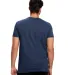US2229 US Blanks Tri-Blend Jersey Tee in Tri navy back view