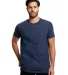 US2229 US Blanks Tri-Blend Jersey Tee in Tri navy front view