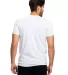 US2229 US Blanks Tri-Blend Jersey Tee in Ash back view